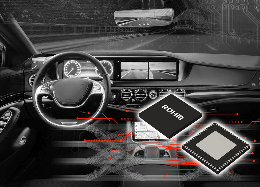 Les nouveaux circuits intégrés SerDes de ROHM pour les affichages multiples des automobiles simplifient la transmission vidéo
